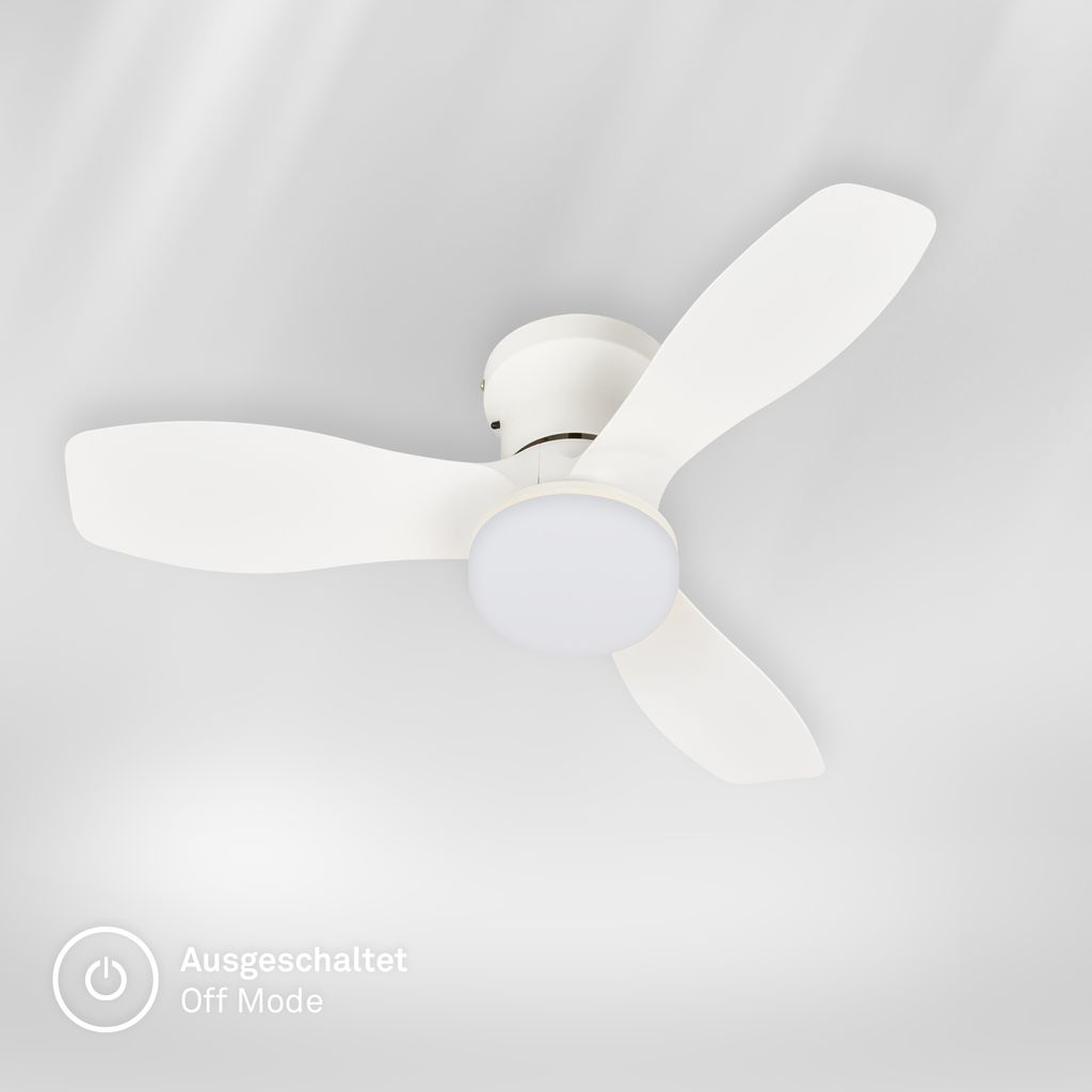 Deckenventilator mit Beleuchtung Fernbedienung Ventilator mit Licht Dimmbar CCT 6
