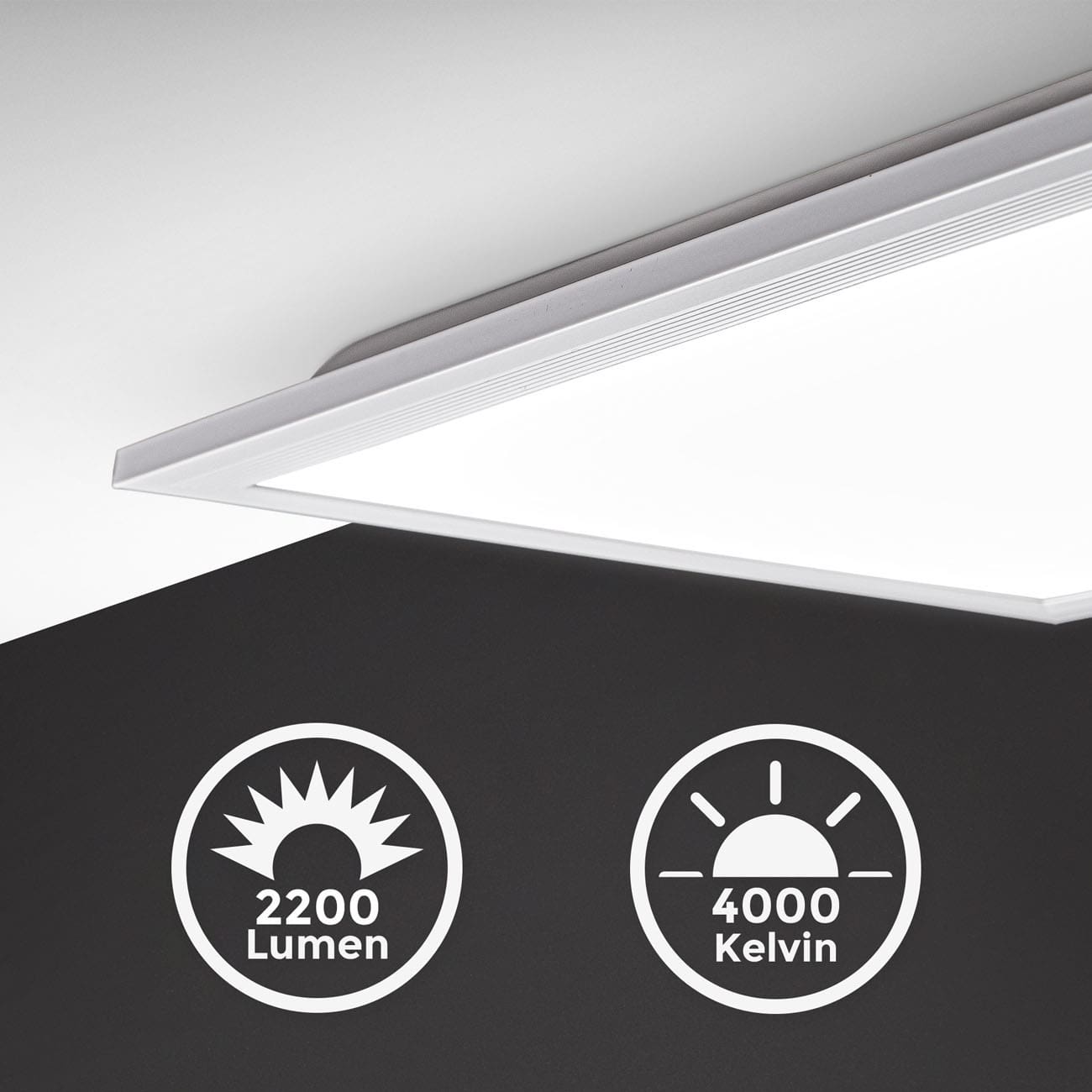 LED Panel ultra-flach weiß  XL - 4