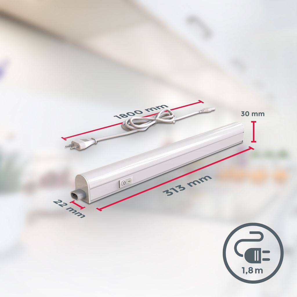 Unterbauleuchte - 4W. 400lm. LED. Stecker. erweiterbar. neutralweiß. weiß 5
