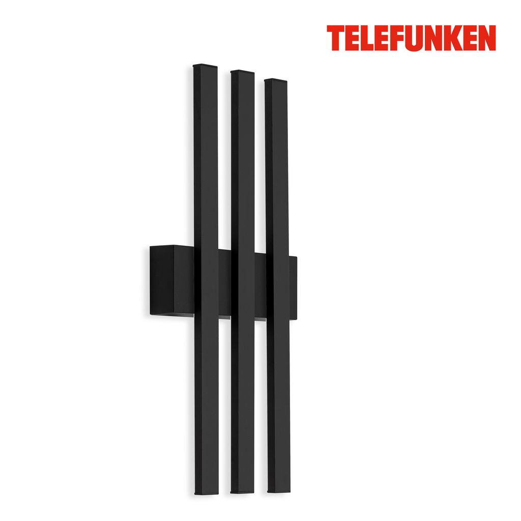 LED Außenleuchte 37 cm 3x12W 1170lm schwarz 4