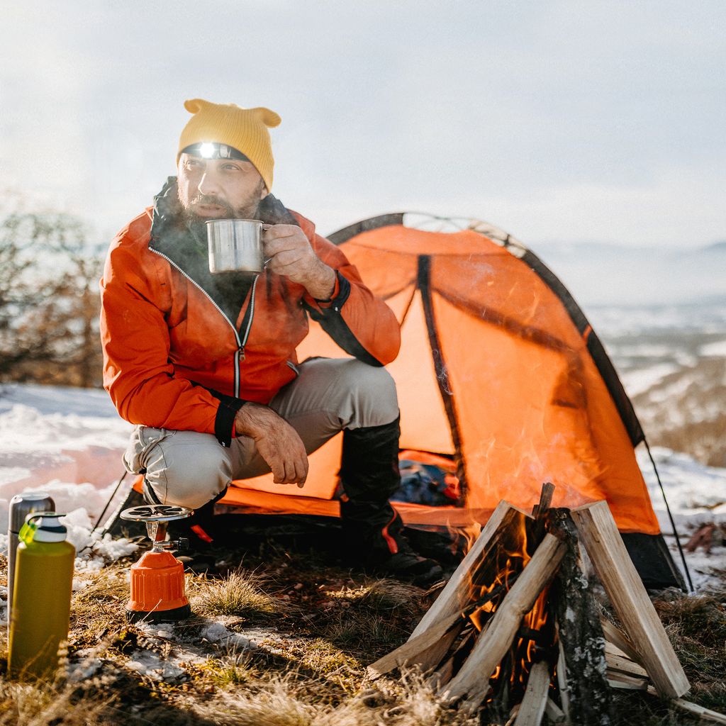 LED Stirnlampe. silber-schwarz. 12xLED/0.3W 7