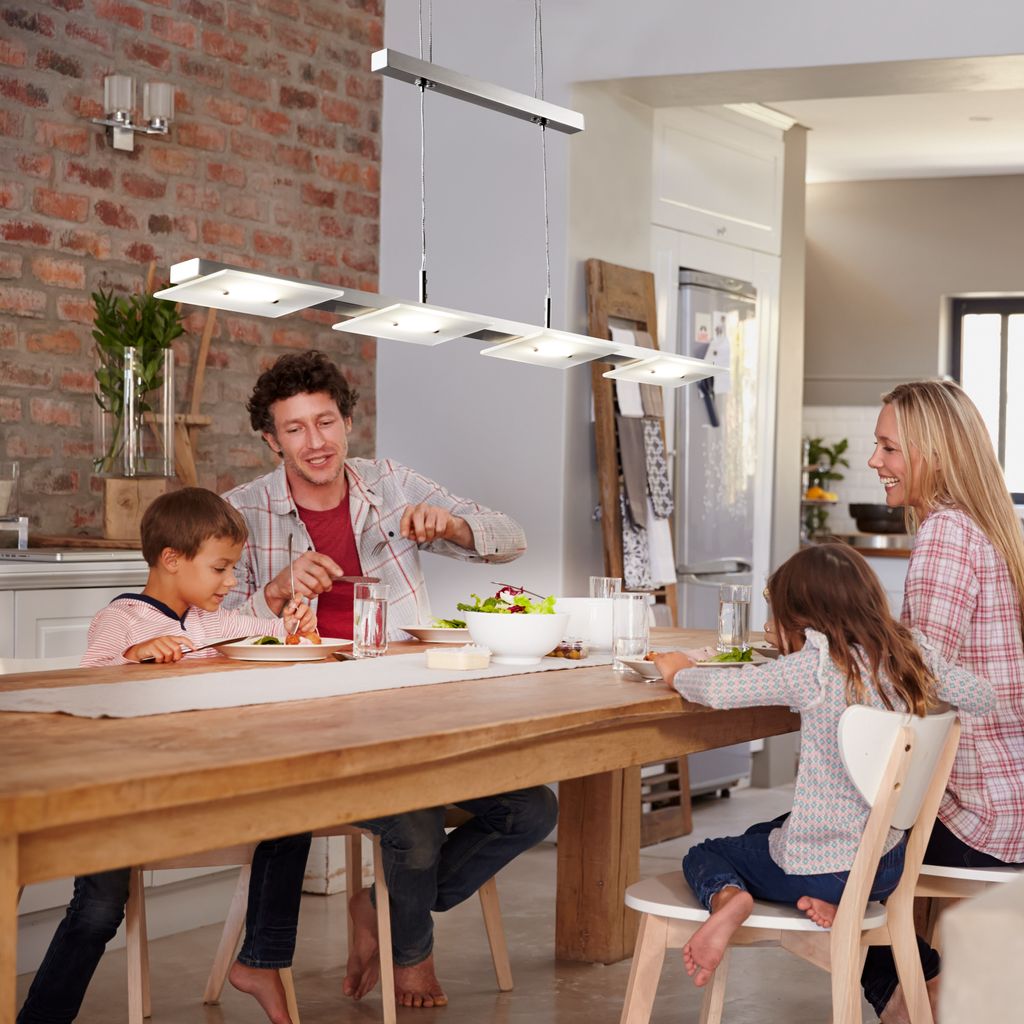 Hängelampe - 18W 1600lm LED höhenverstellbar  warmweiß matt-nickel 9