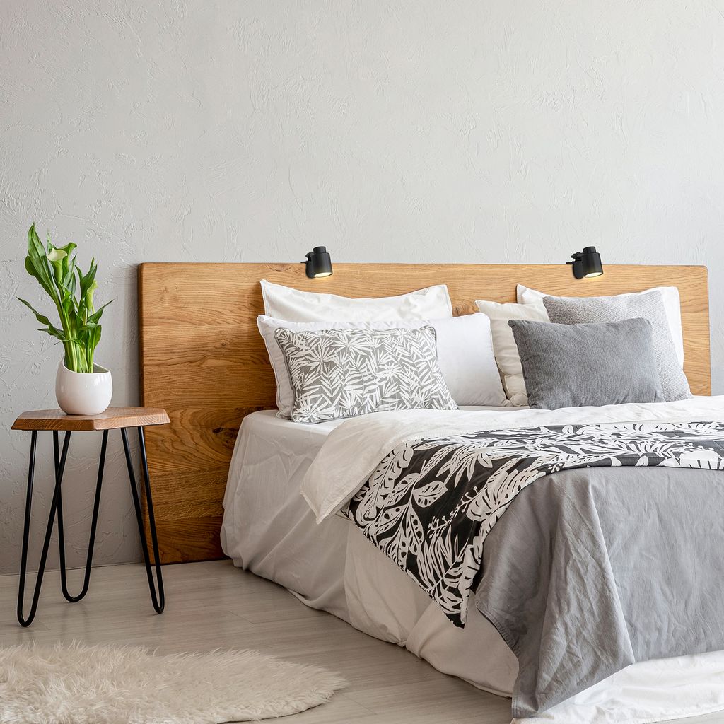 Klemmlampe - 5W. 400lm. LED. mit Stecker. dimmbar. warmweiß. schwarz 13