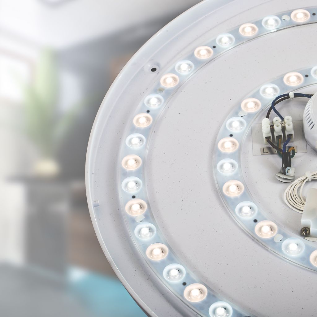 WiFi TUYA LED Deckenleuchte weiß Sternendekor 2