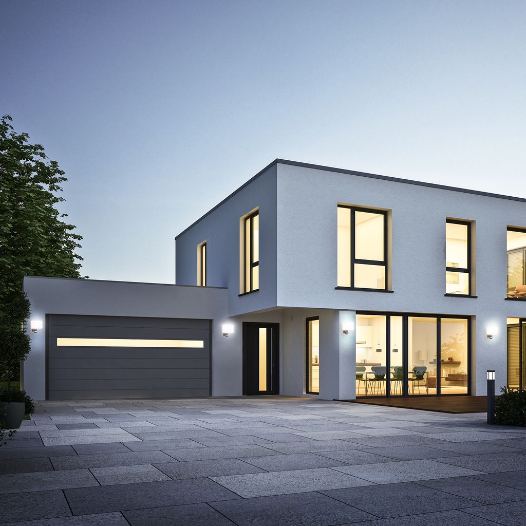 Außenstrahler - 20W. 2300lm. IP44. LED. mit Bewegungsmelder. neutralweiß. schwarz 3