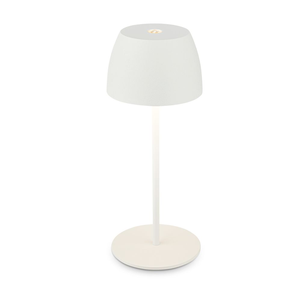 Tischlampe - 2.5W. 150lm. akku. led. dimmbar. warmweiß. weiß 1