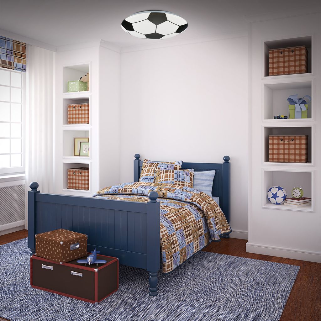 LED Deckenleuchte. Ø 27.5  cm. LED-Platine. 12 W. 1300 lm. weiß-schwarz 5