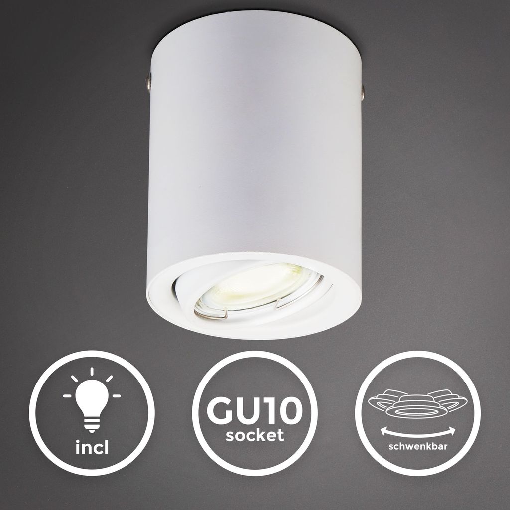 LED Aufbauleuchte weiß  2