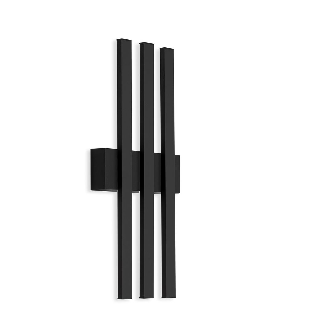 LED Außenleuchte 37 cm 3x12W 1170lm schwarz 0