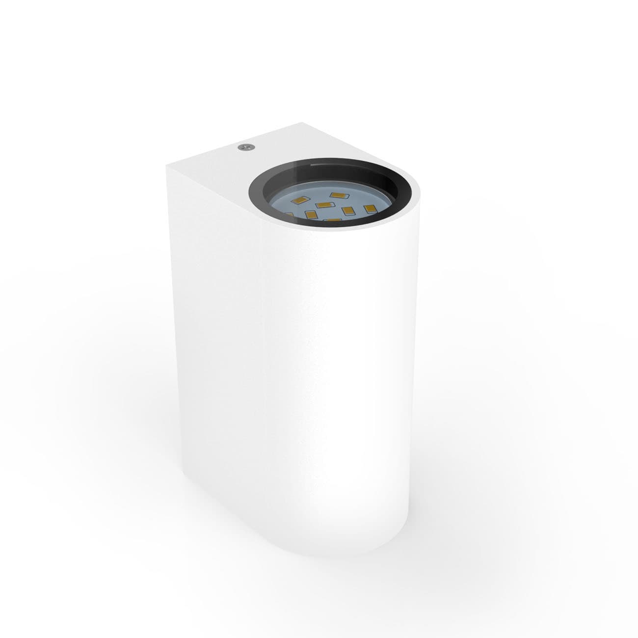 LED Wandleuchte IP44 Außen - 2-flammig - Badezimmer-Wandlampe 15x7x9cm Up-Down-Light inkl 2x GU10 5W 400lm 3000K warmweiß | weiß - 4