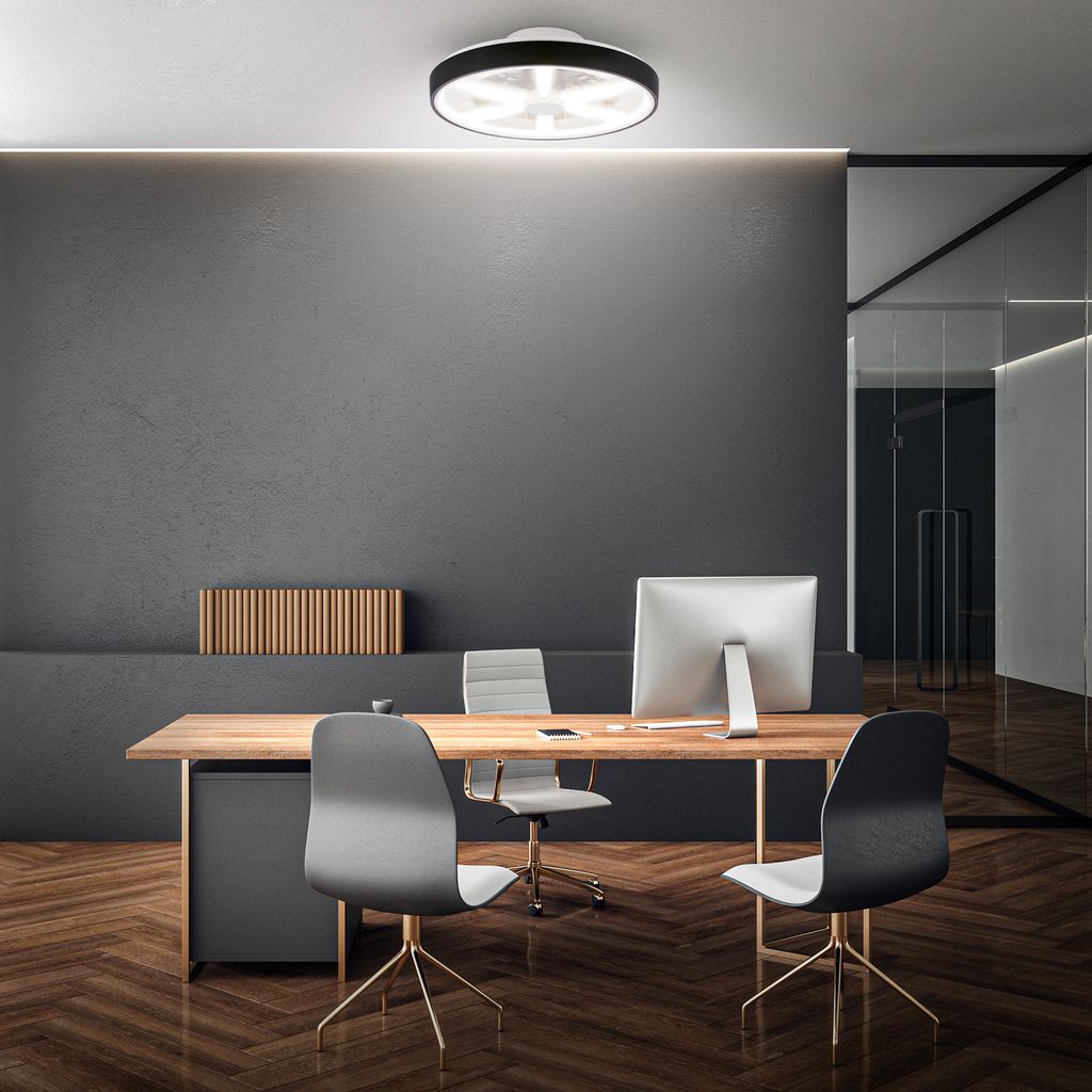 Deckenventilator mit Beleuchtung Fernbedienung Ventilator Dimmbar RGBIC CCT 8