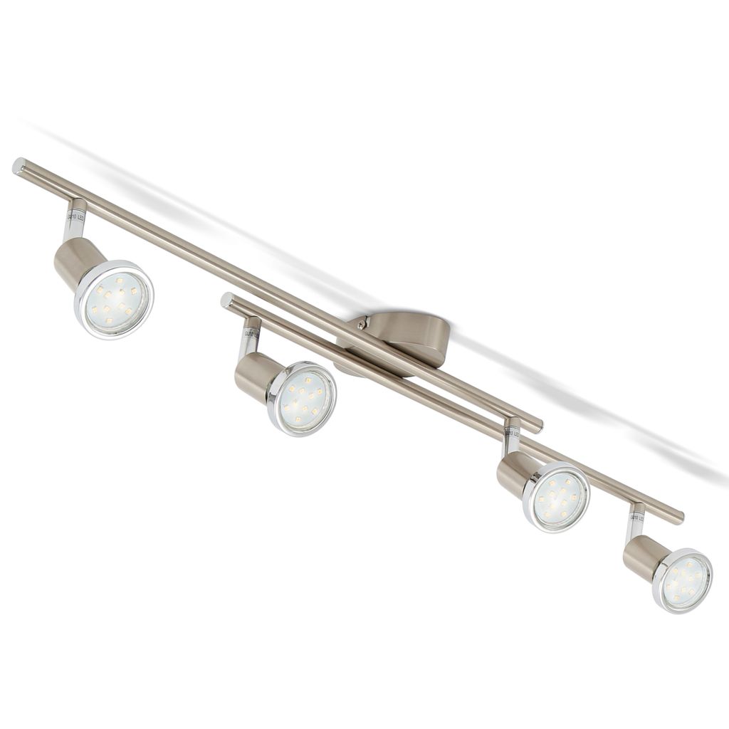 Deckenstrahler - 12W. 1000lm. LED. schwenkbar. GU10. warmweiß. matt-nickel 0