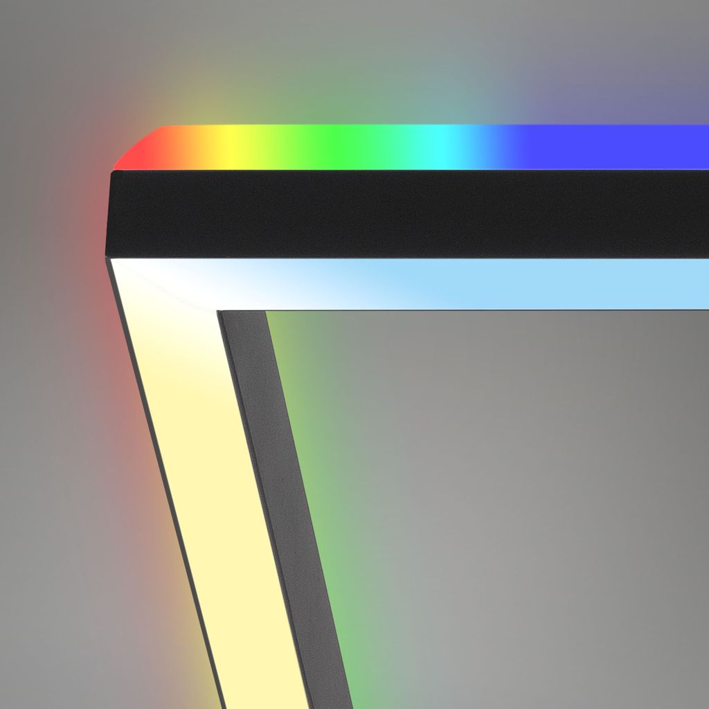 RGB CCT LED Deckenleuchte. 57cm. LED-Platine. 20 W. 1800 lm. schwarz 8