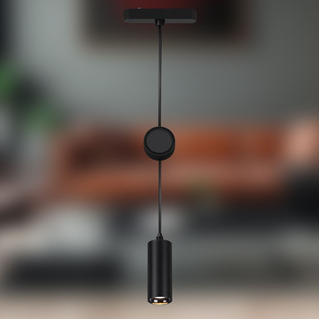 NV Track Schienensystem. LED Pendelleuchte. Höhenverstellbar. Schwarz 2
