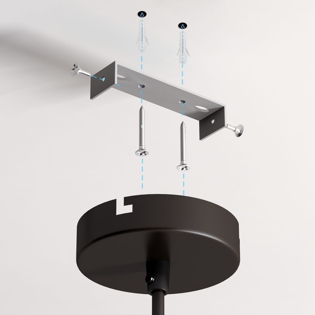 Hängelampe - E27 Fassung. retro. 2-flammig. schwarz-gold 8