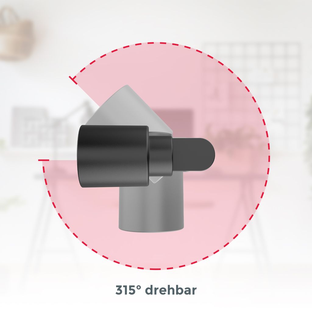 Klemmlampe - 5W. 400lm. LED. mit Stecker. dimmbar. warmweiß. schwarz 5