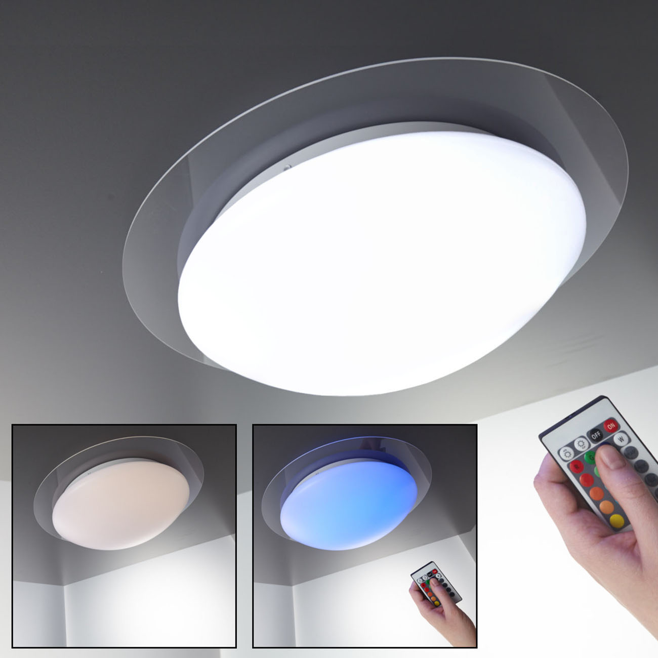 LED Deckenleuchte Ambientelicht mit 16 Farbmodi IP44 - 4
