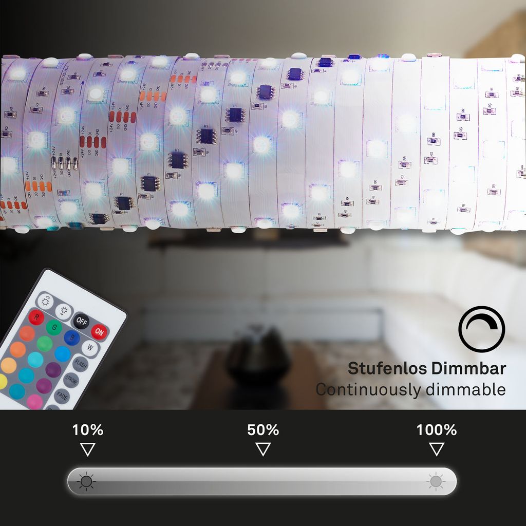 RGB LED Band 1000 cm 0.11W weiß 4