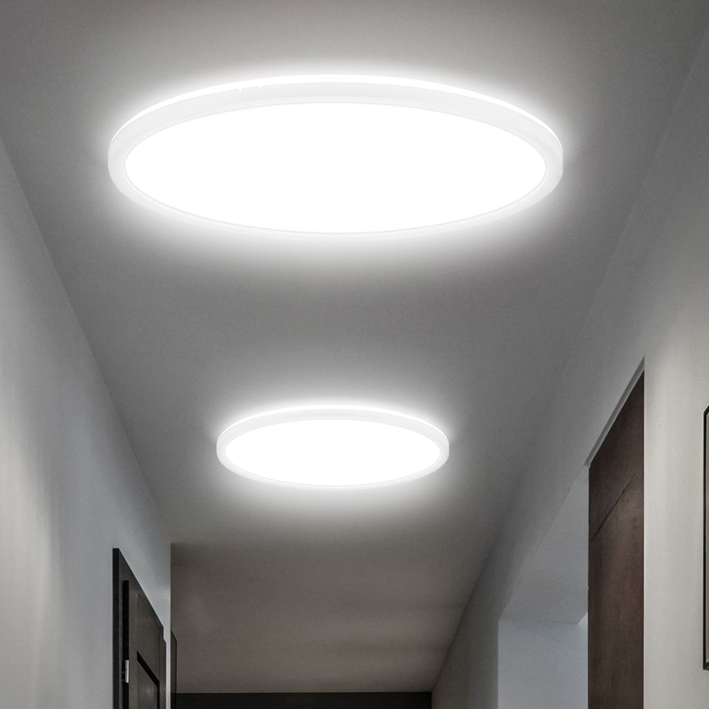 LED Panel Ø42 cm - 22W. 3000lm. flach. backlight. neutralweiß. weiß 5